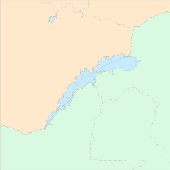 카리바호 국가 지도