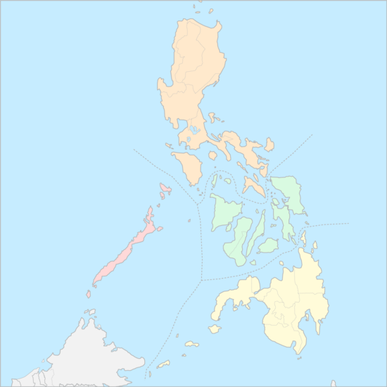필리핀 지역 지도