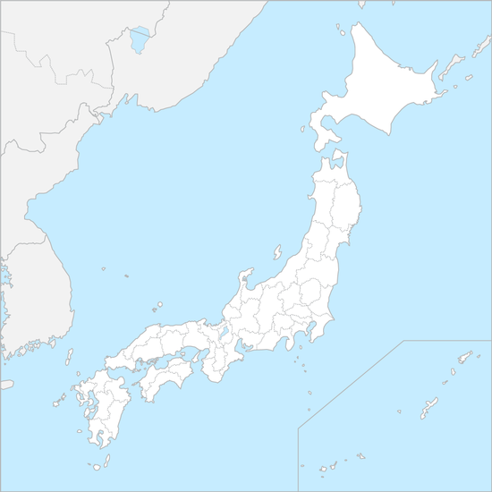 일본 행정 지도