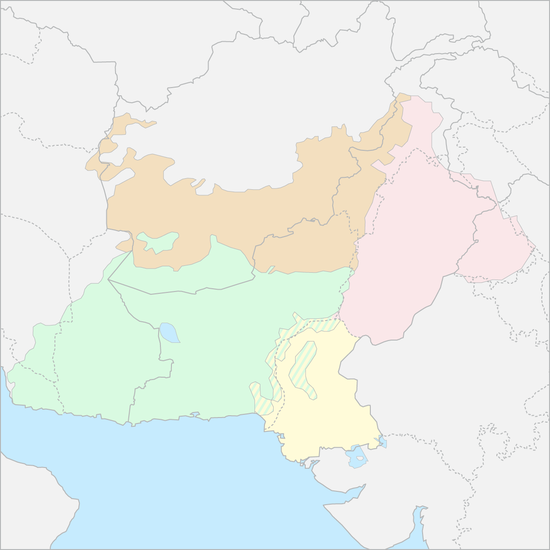 파키스탄 민족 국가 지도