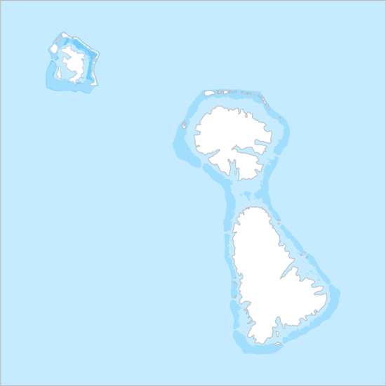 보라보라섬 타하섬 라이아테아섬 행정 지도