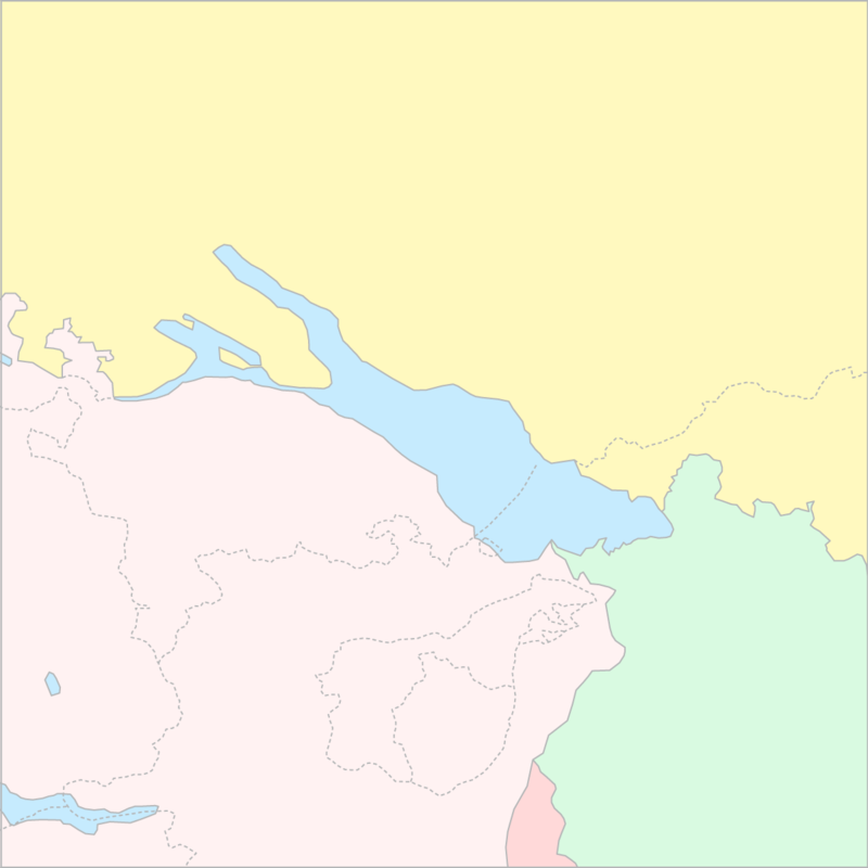 보덴호 국가 지도