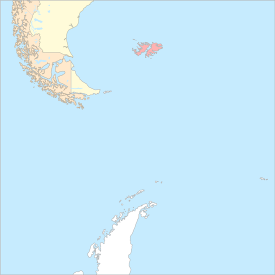 드레이크해협 국가 지도