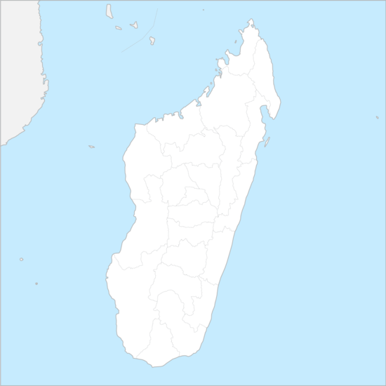 마다가스카르 행정 지도