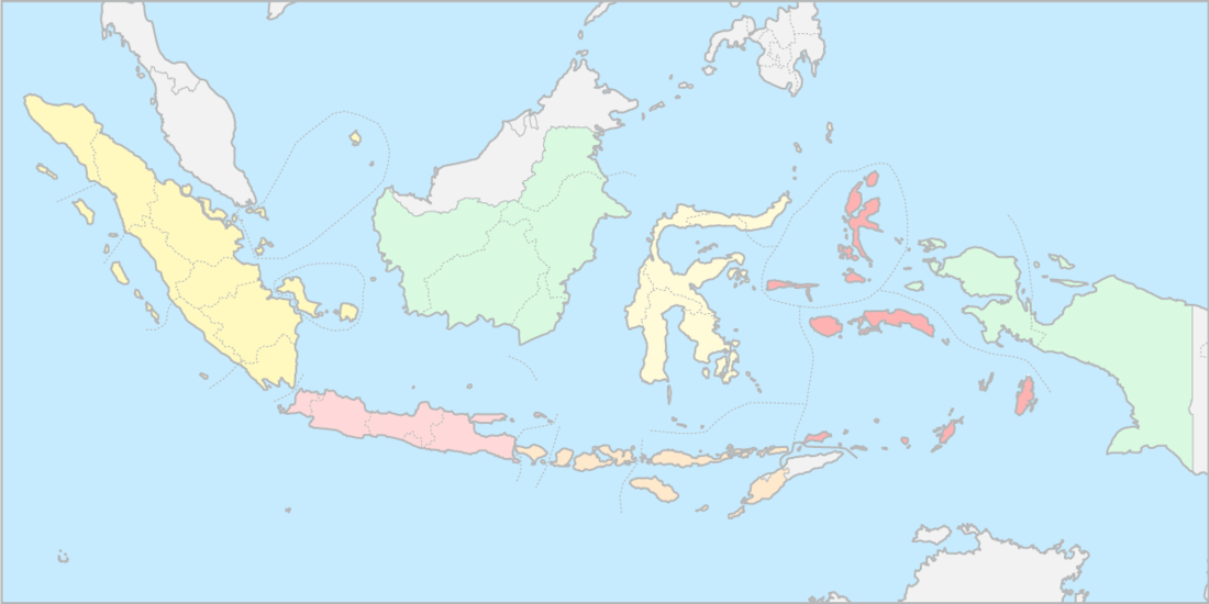 인도네시아 행정 지도