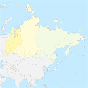북아시아 국가 지도