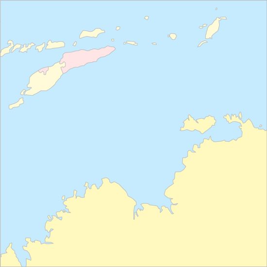 티모르해 국가 지도