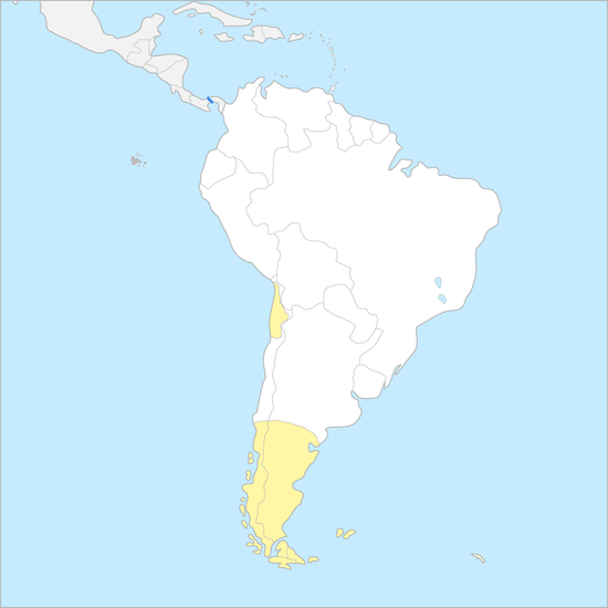 남아메리카 사막 지도