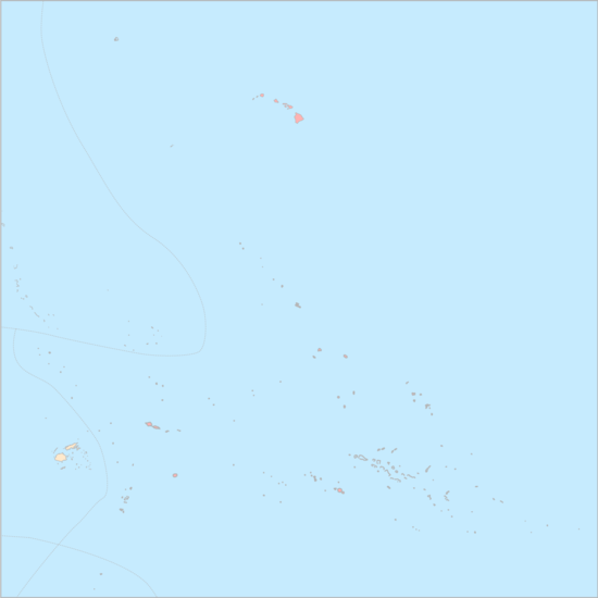 중태평양 국가 지도