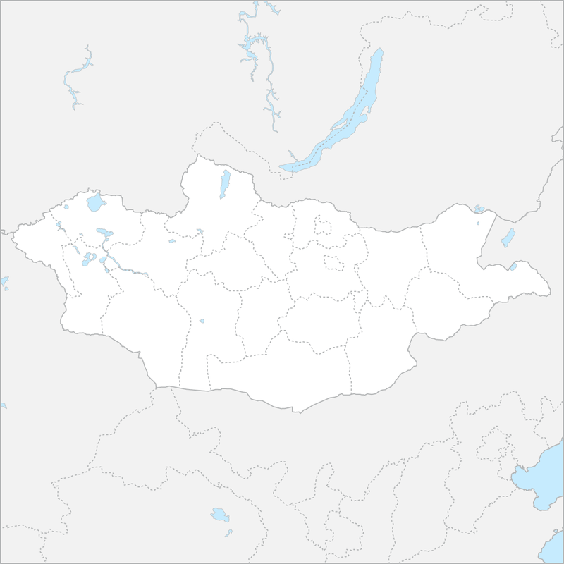 몽골 행정 지도