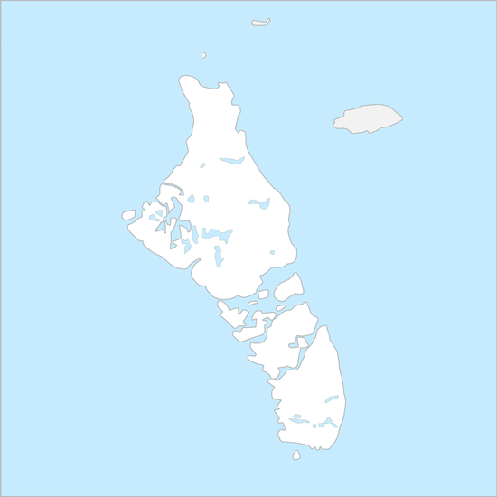 안드로스섬 (바하마) 행정 지도