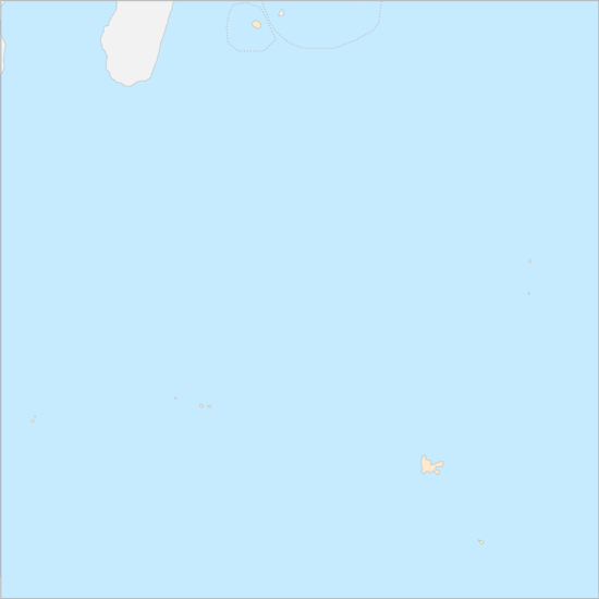 남인도양 섬 국가 지도